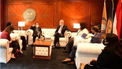 رئيس الرقابة المالية يستقبل منسق «الأمم المتحدة» ووكالة «تنمية أفريقيا»