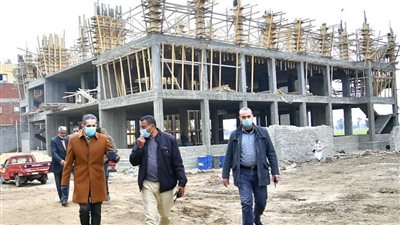 حياة كريمة بزفتى..رحمي يتفقد المشاريع بحانوت وسنباط وكفر شبرا اليمن 