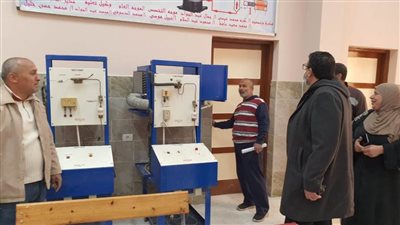 وكيل تعليم الغربية..يتفقد المدرسة الكهربية بعد انتهائها من الصيانة الشاملة