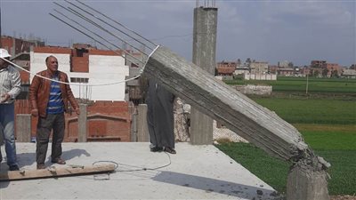 استمرار إزالة التعديات في كفر الزيات والسنطة بالغربية