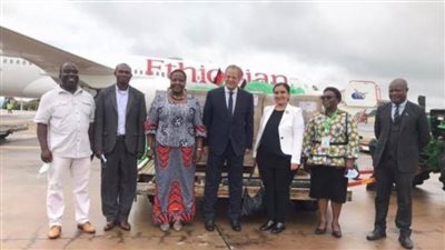 سفير مصر في ليلونجوي يُسلم شحنة مساعدات إلى وزيرة الصحة المالاوية