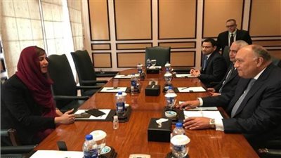 «شكري» يلتقي وزيرة الدولة الباكستانية لتغير المناخ