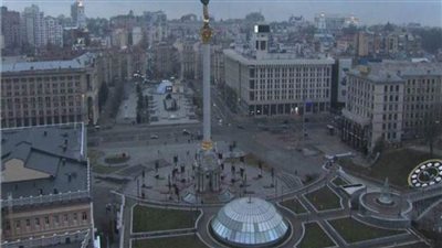 فرض حظر تجوال في العاصمة الأوكرانية 