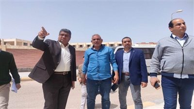 رئيس جهاز برج العرب الجديدة يبدأ أولى جولاته بزيارة لمناطق الإسكان الاجتماعي ومحطة معالجة الصرف (صور)