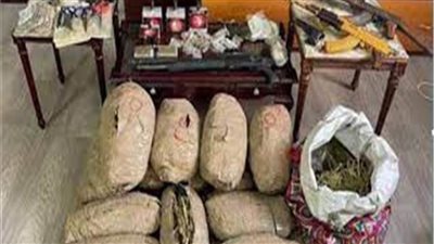 القبض على عنصرين إجراميين بأسلحة نارية ومخدرات بكفر الشيخ 