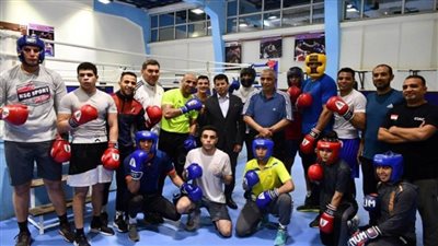 وزير الرياضة يشهد تدريب المنتخبات الوطنية بالمركز الأوليمبي بالمعادي (صور)