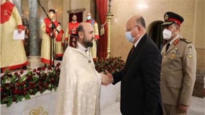 محافظ القاهرة يشهد احتفال الأرمن الأرثوذكس بعيد القيامة
