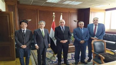 وزير الري بحث مع السفير الياباني مجالات التعاون المشترك بين البلدين (صور)