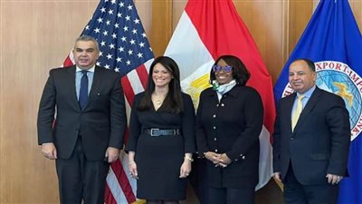 وزيرة التعاون الدولي تلتقي رئيس بنك التصدير والاستيراد الأمريكي في واشنطن