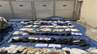 الداخلية تضبط شحنة مخدرات ب 44 مليون جنيه بالسويس