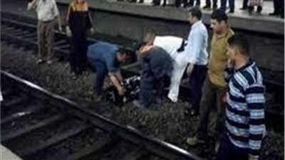 مصرع مسن صدمه قطار طنطا المنصورة أمام قرية عياش فى المحلة