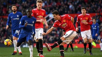 التعادل السلبي يحسم الشوط الأول بين تشيلسي ومانشستر يونايتد في البريميرليج