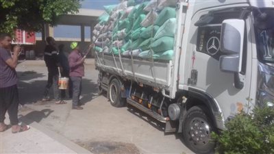 الغربية تستقبل  ٢٢٧٨ طن قمح في مواقعها التخزينية بعد توقف فترة العيد 