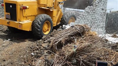 استمرار حملات إزالة التعديات علي أملاك الدولة بجنوب بورسعيد