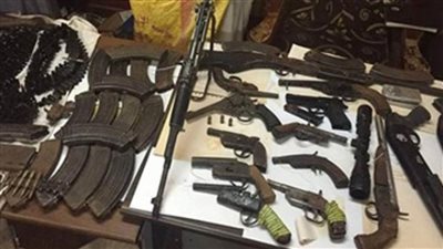 الداخلية:ضبط 50 سلاحا ناريا و93 قضية مخدرات وتنفيذ43 ألف حكم خلال24 ساعة