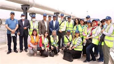 نائب وزير الإسكان وبعثة البنك الدولي يتفقدون مشروعات برنامج خدمات الصرف الصحي في الدقهلية (صور)