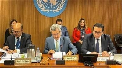 د.خالد عبد الغفار يجتمع بممثلي الاتحاد العالمي للقلب