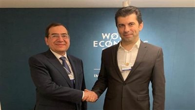 وزير البترول يلتقي رئيس وزراء بلغاريا في دافوس (صور)