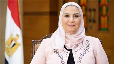 وزيرة التضامن تزور مصابي حريق دار أيتام منطقة الطالبية بمستشفى الهرم