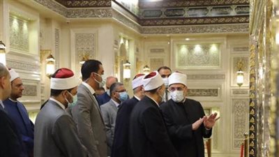 شيخ الأزهر يتفقد أعمال التجديد الشاملة بمسجد الحسين اليوم