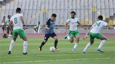 التعادل السلبي يحسم الشوط الأول بين بيراميدز والمصري في الدوري