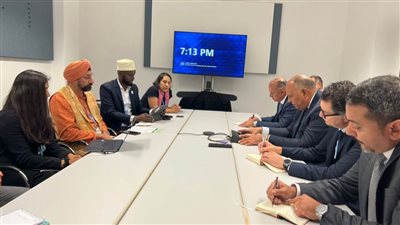 شكري يلتقي أكبر تجمع للمنظمات العاملة بمجال تغير المناخ.. صور