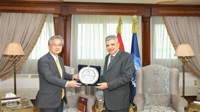 الفريق أسامة ربيع يلتقي السفير الياباني لبحث سبل التعاون المشترك (صور)