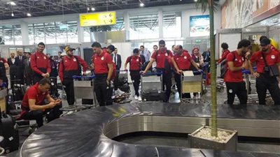 بعثة المنتخب تصل مطار القاهرة استعدادا للسفر إلى كوريا للمباراة الودية 