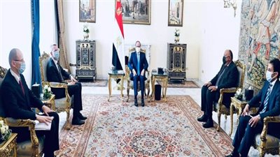 الرئيس السيسي يستقبل وزير خارجية جمهورية لاتفيا 