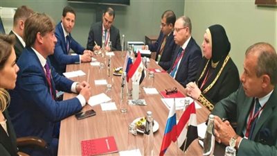وزيرة التجارة تجري سلسلة لقاءات مكثفة مع عدد من المسئولين والشركات الروسية (صور)