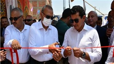 وزير الشباب ومحافظ القليوبية يفتتحان تطوير مركز شباب قها 