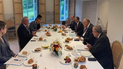 سامح شكري يلتقي وزير خارجية لوكسمبورج (صور)