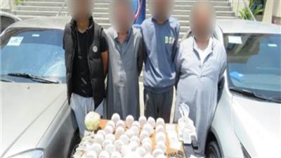ضبط 4 متهمين بـ36 أسطوانة هيرويين بالإسماعيلية