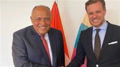 وزير الخارجية يبحث مع نظيره الليتواني العلاقات الثنائية وسبل تعزيزها بين البلدين