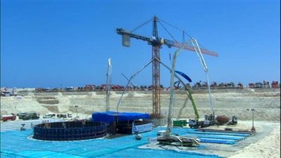 الكهرباء: بدء أعمال الإنشاءات الرئيسية بمحطة الضبعة النووية (صور)