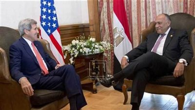  شكري يبحث أوجه التعاون والتنسيق بين مصر والولايات المتحدة