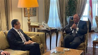 وزير الخارجية يبحث تعزيز علاقات التعاون بين مصر وكازاخستان