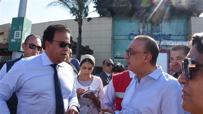 محافظ الإسكندرية: 4 إصابات في حريق كارفور | فيديو