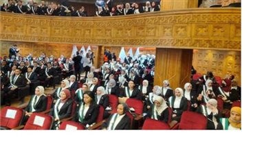 توافد أعضاء قضايا الدولة الجدد لوزارة العدل لحلف اليمين القانونية