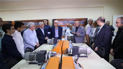  د. أيمن عاشور يتفقد جامعة الدلتا التكنولوجية في قويسنا (صور)