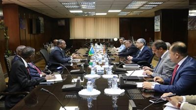وزير الكهرباء يستقبل نظيره الجيبوتي لبحث سبل التعاون فى الطاقة المتجددة (صور)