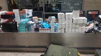 الجمارك تحبط محاولة تهريب كبرى في مطار القاهرة 