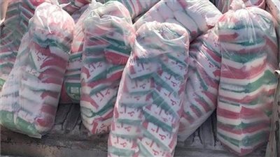 ضبط 20 طن سكر تمويني بدون مستندات بالجيزة 