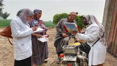 انطلاق فعاليات القافلة البيطرية لمركز زفتي (صور)