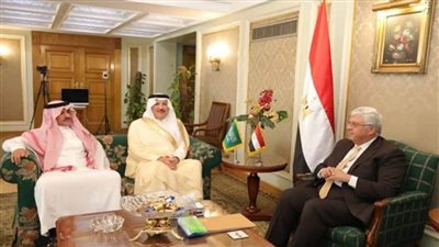 وزير التعليم العالي يستقبل السفير السعودي بالقاهرة (صور)