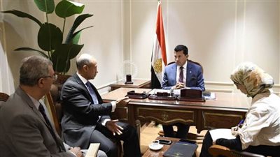 وزير الرياضة يستقبل سفير مصر لدى أوغندا قبل تسلم مهامه