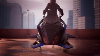 أمريكا تطلق أول تجربة لـ دراجة طائرة في العالم 