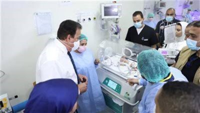 د.خالد عبد الغفار وزير الصحة يتفقد مستشفى أبوتيج النموذجي