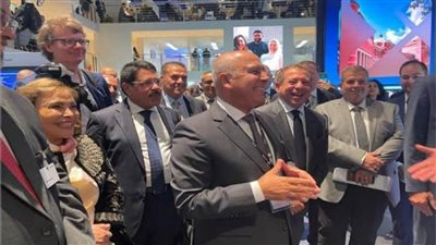 وزير النقل يزور معرض السكك الحديدية اينو ترانس في ألمانيا 