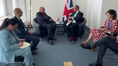 وزير الخارجية يؤكد حرص مصر على زيادة الاستثمارات البريطانية فى البلاد